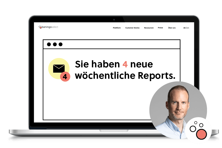 receive reports via e-mail