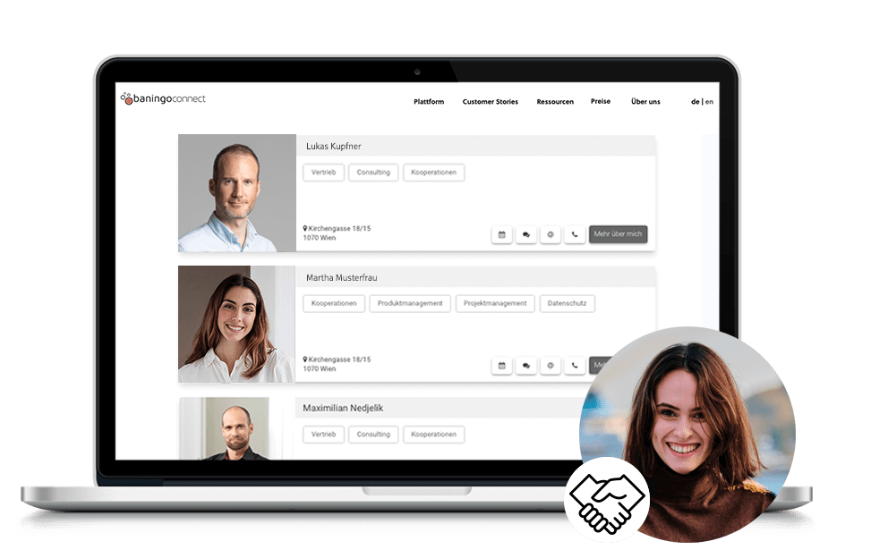 baningo connect software solution for advisors from insurance companies