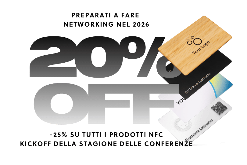 Biglietto da visita NFC Metallo