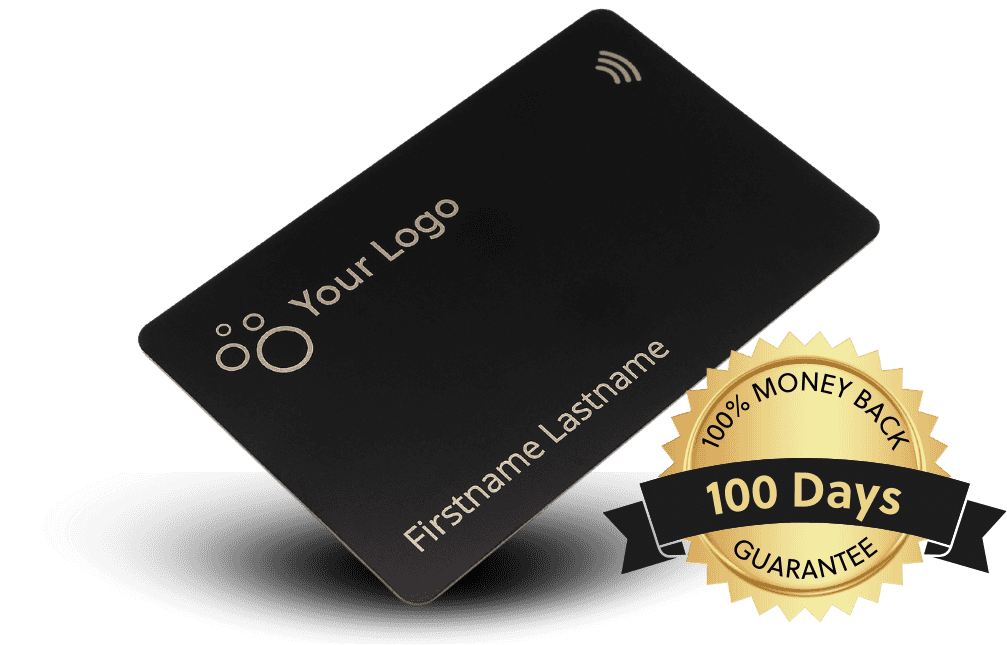Carte de visite NFC en métal