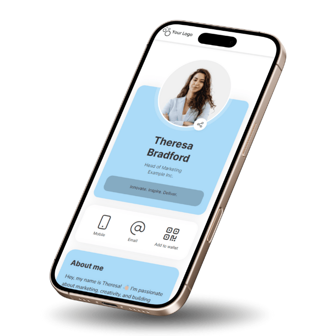 Digital business card from baningo cards