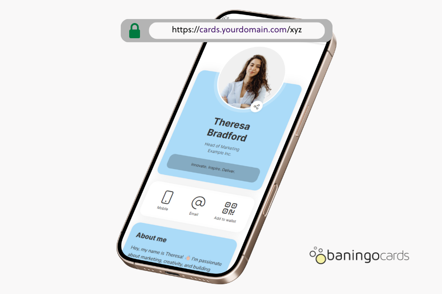 Blogbeitrag: Eigene Domain für digitale Visitenkarten nutzen