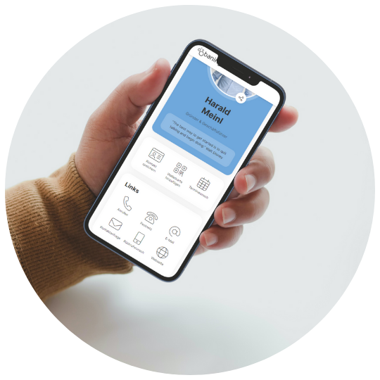 Kontaktmöglichkeiten bei deiner digitalen Visitenkarte